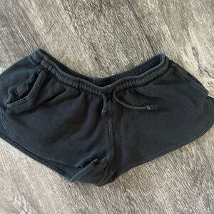 John Galt waffle knit shorts